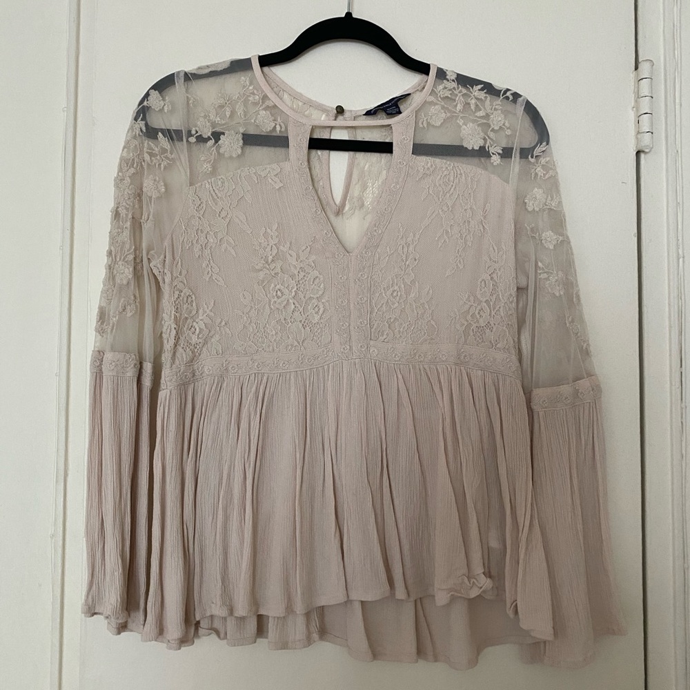 Like New American Eagle Lace Blouse